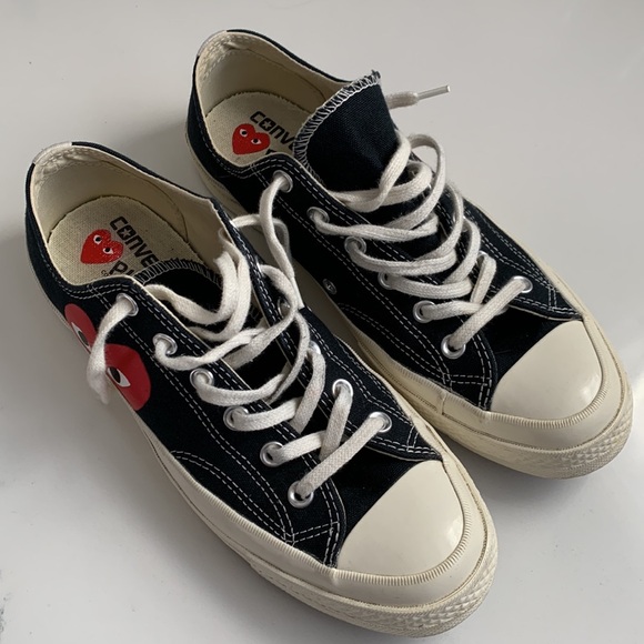 CONVERSE X COMME DES GARÇON PLAY Chuck Taylor '70 Sneakers - Picture 5 of 11